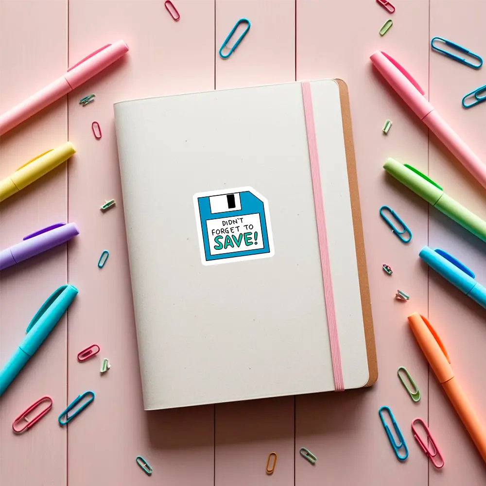 sticker DON'T FORGET TO SAVE
