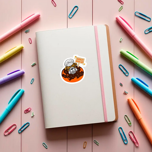 sticker Donut Give Up