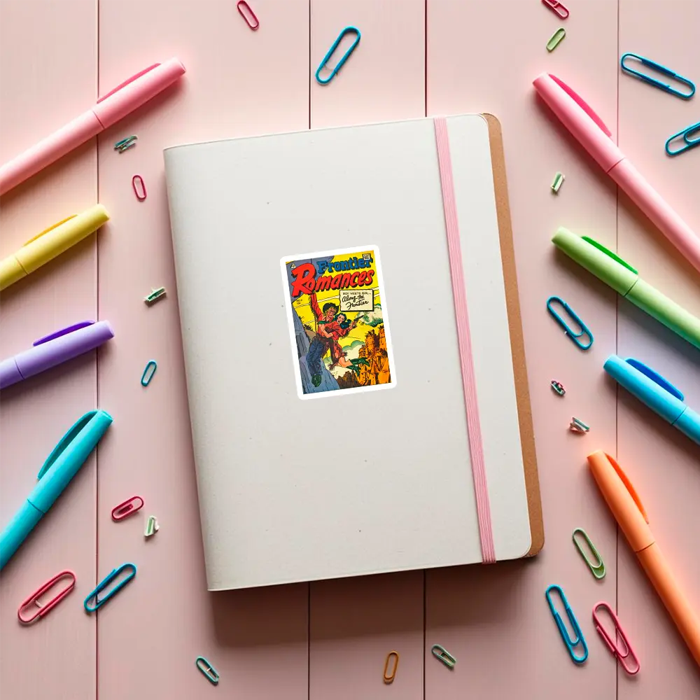 sticker Frontier Romances Comic Book