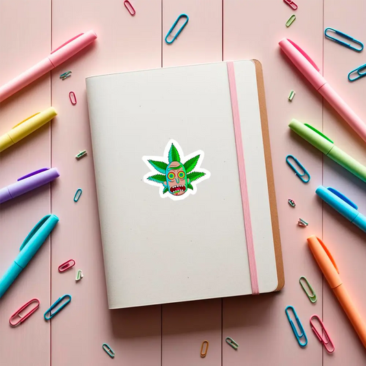 sticker Rick-n-Morty-Cannabis