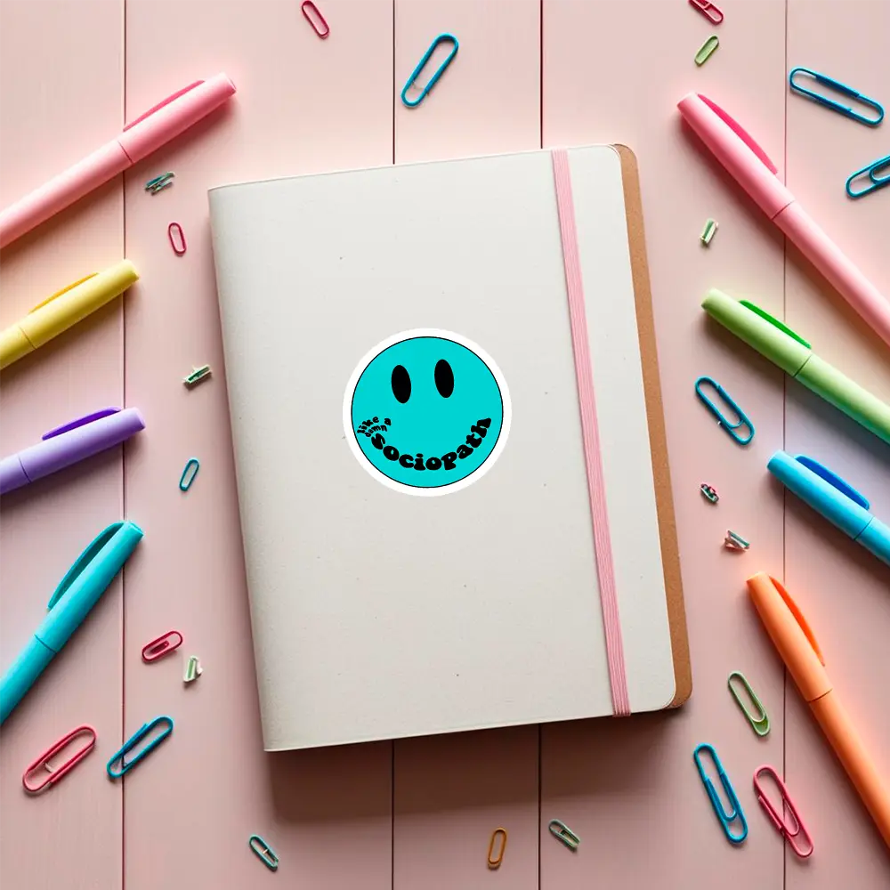 sticker Smile like a sociopath