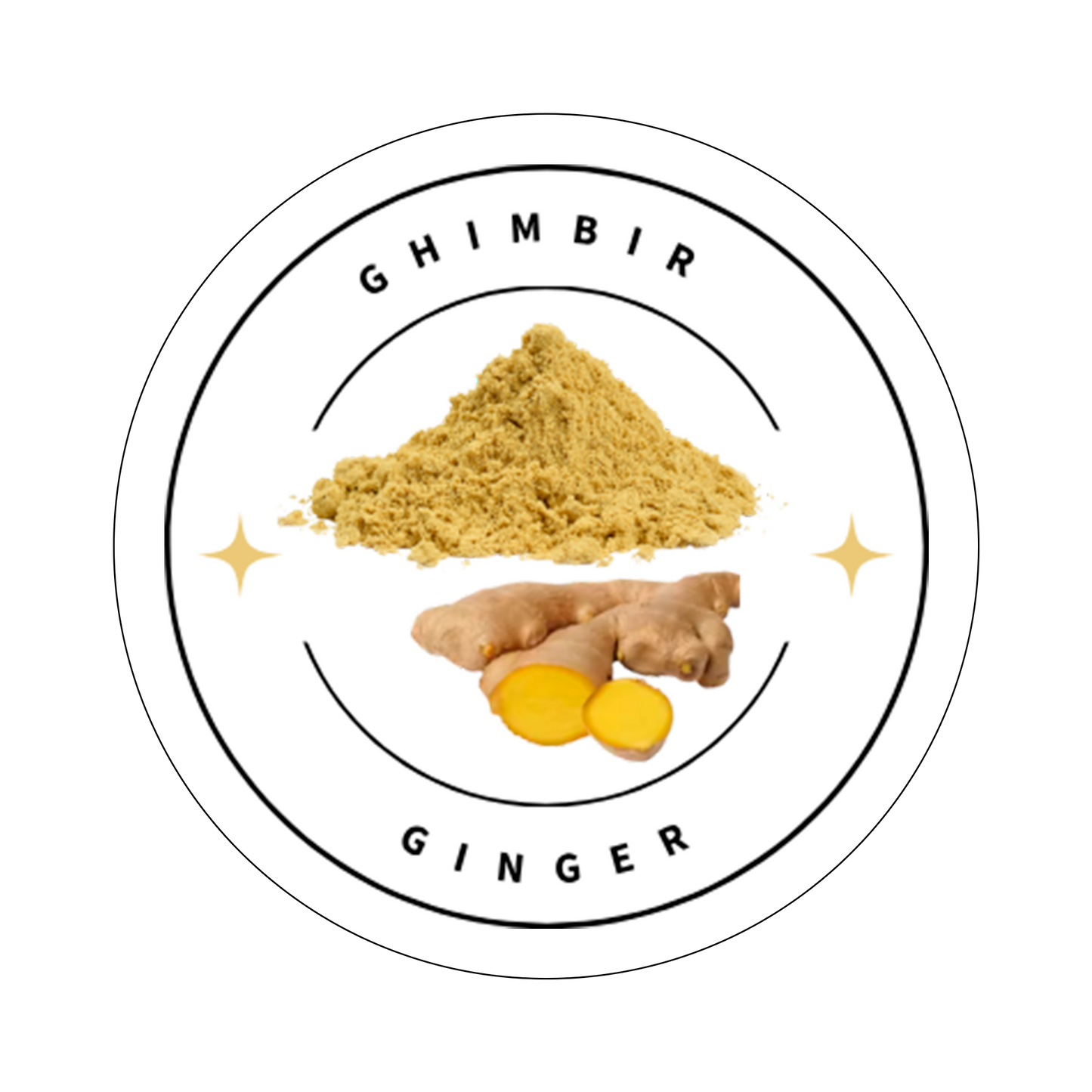 sticker condiment ghimbir