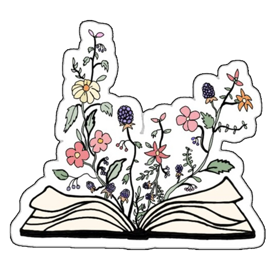 Sticker carte cu flori