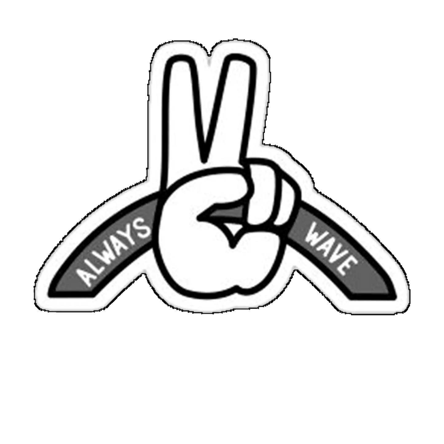Sticker Always wave
