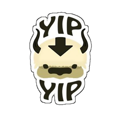 Sticker Appa yip-yip