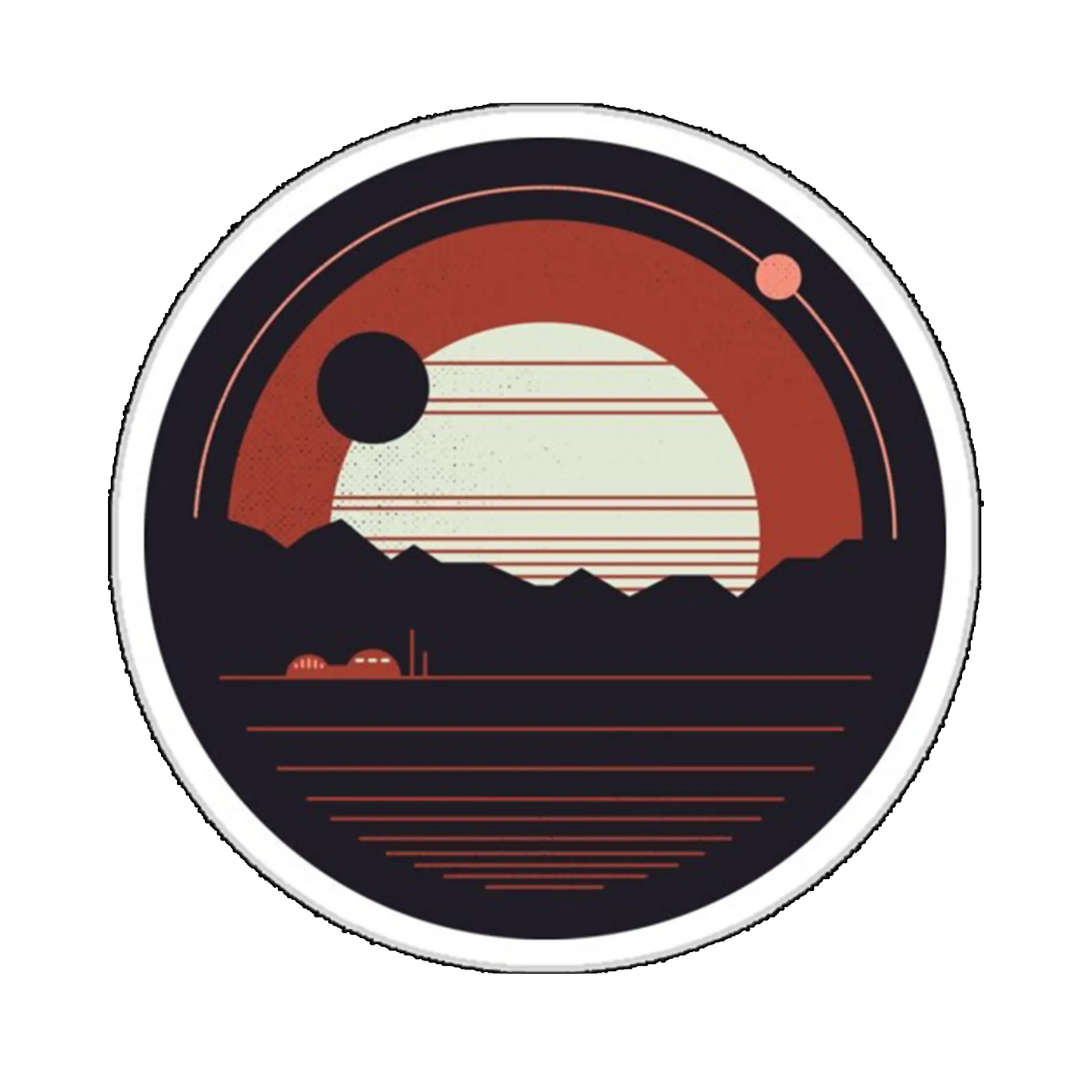 Sticker Apus de soare