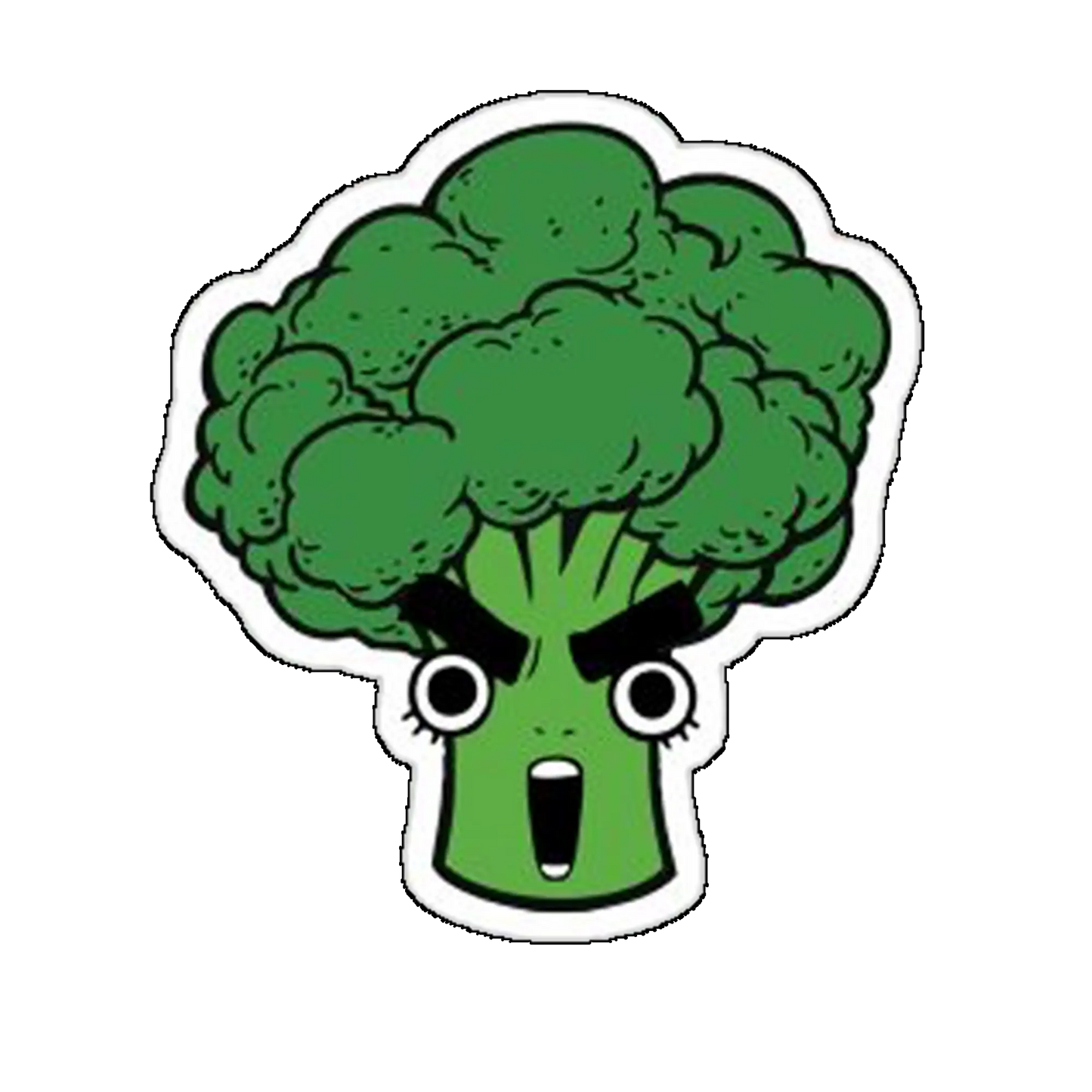 Sticker Brocoli furios