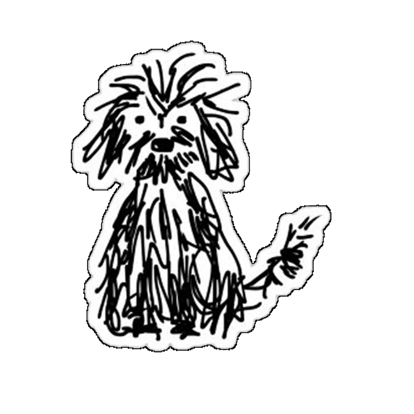 Sticker Caine desenat