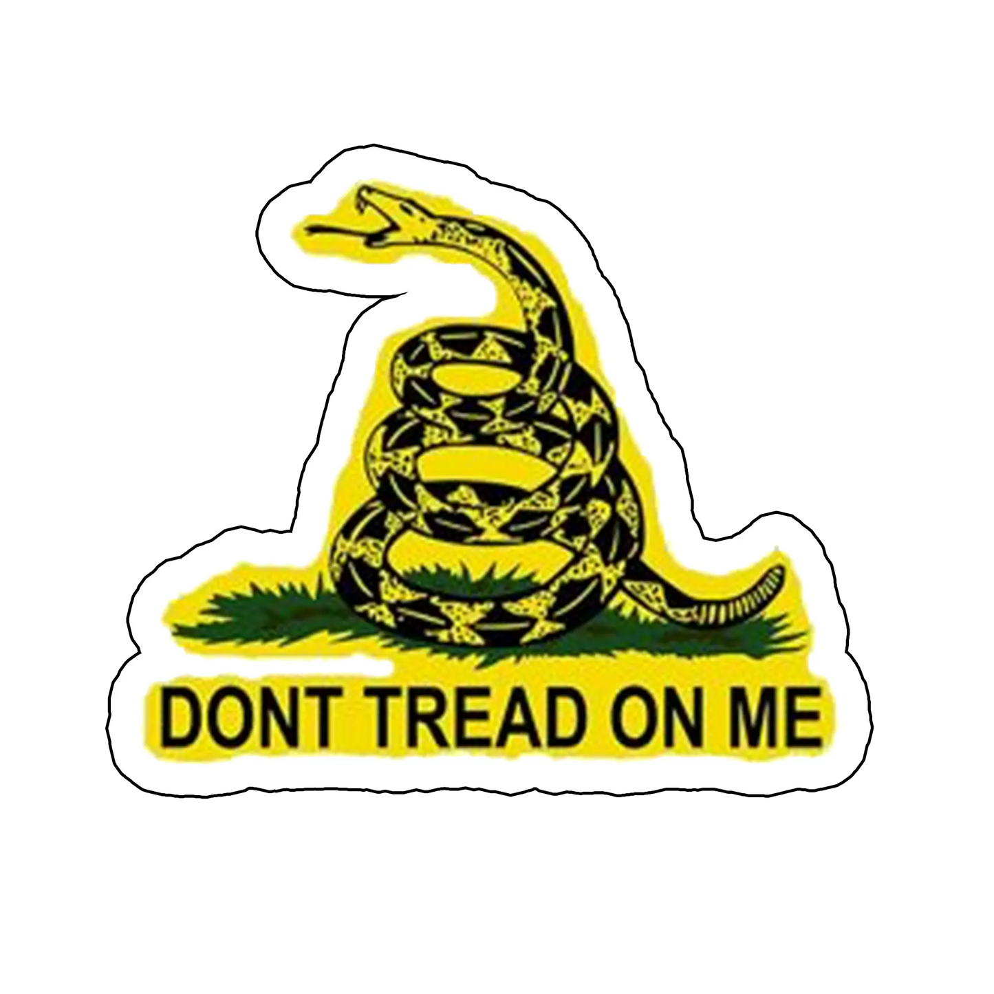Sticker Dont tread on me