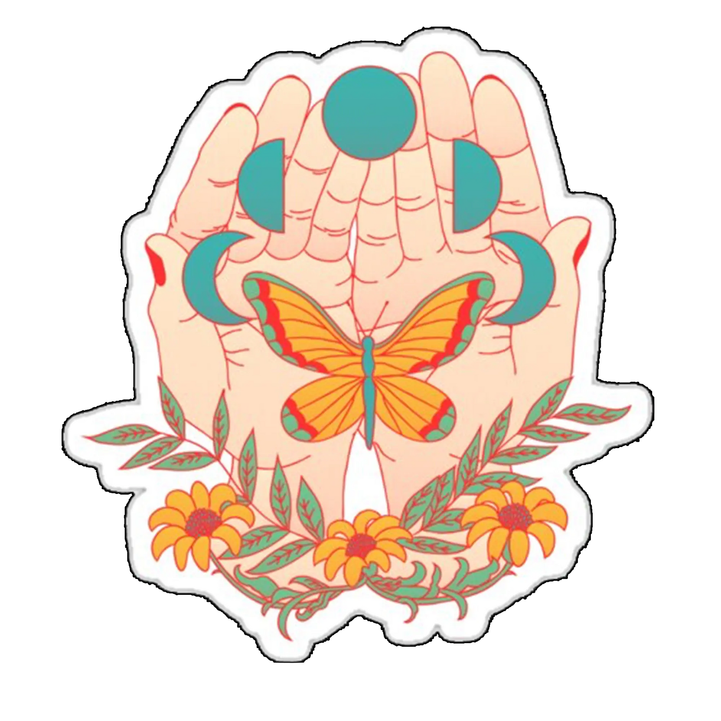 Sticker Fazele lunii