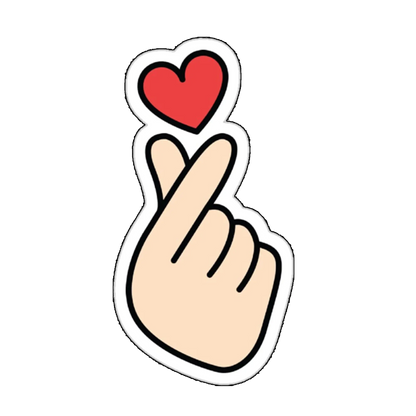 Sticker Finger heart