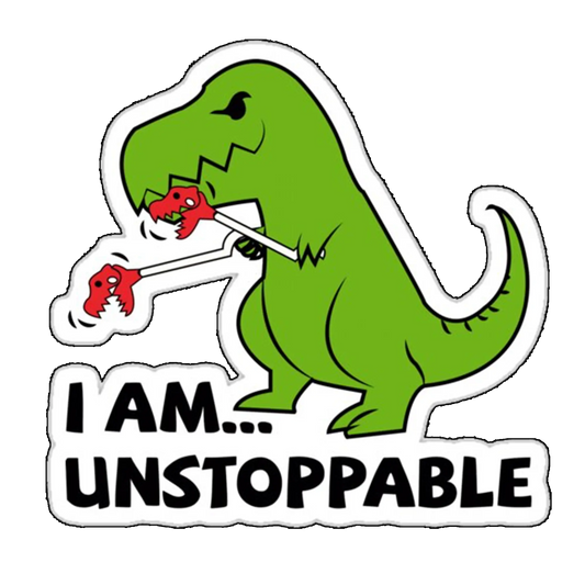 Sticker I am unstoppable