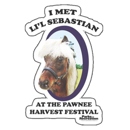 Sticker I met li'l Sebastian