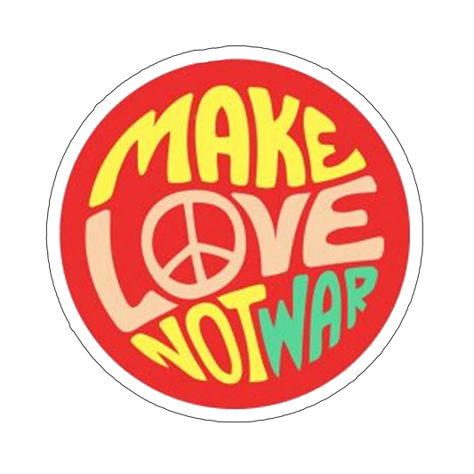 Sticker Make love, not war