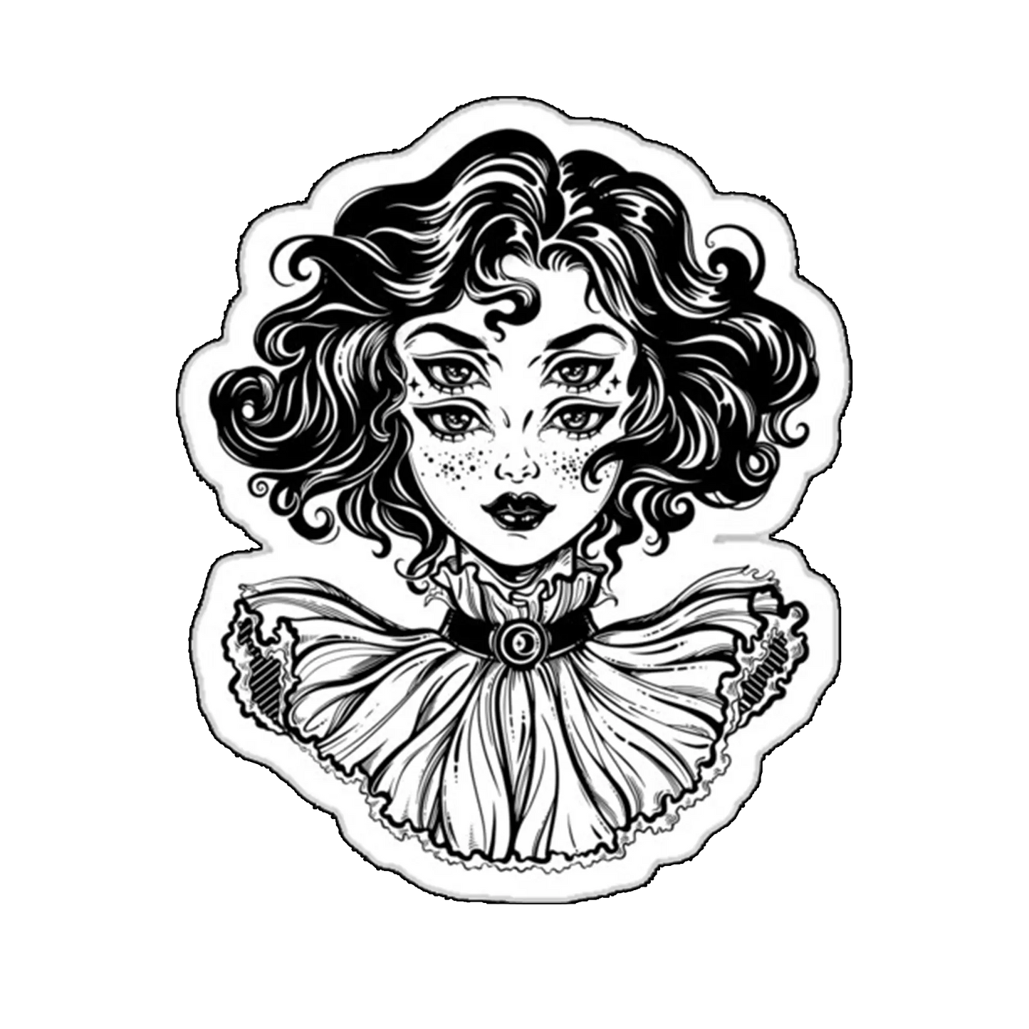 Sticker Ochii mintii