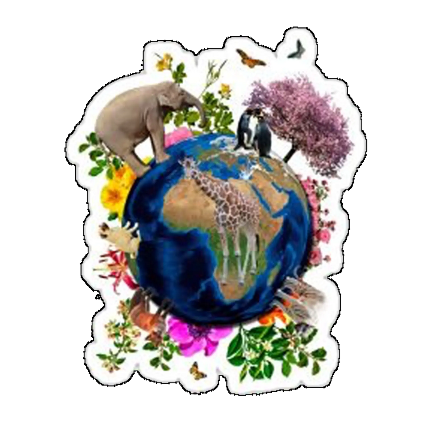 Sticker Pamantul si animalele