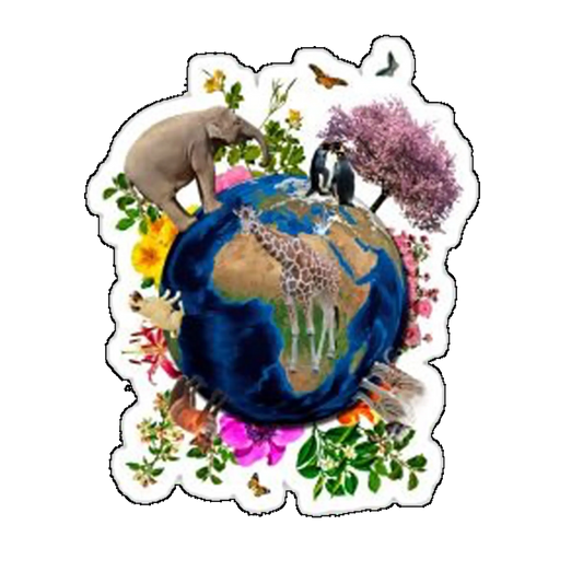 Sticker Pamantul si animalele