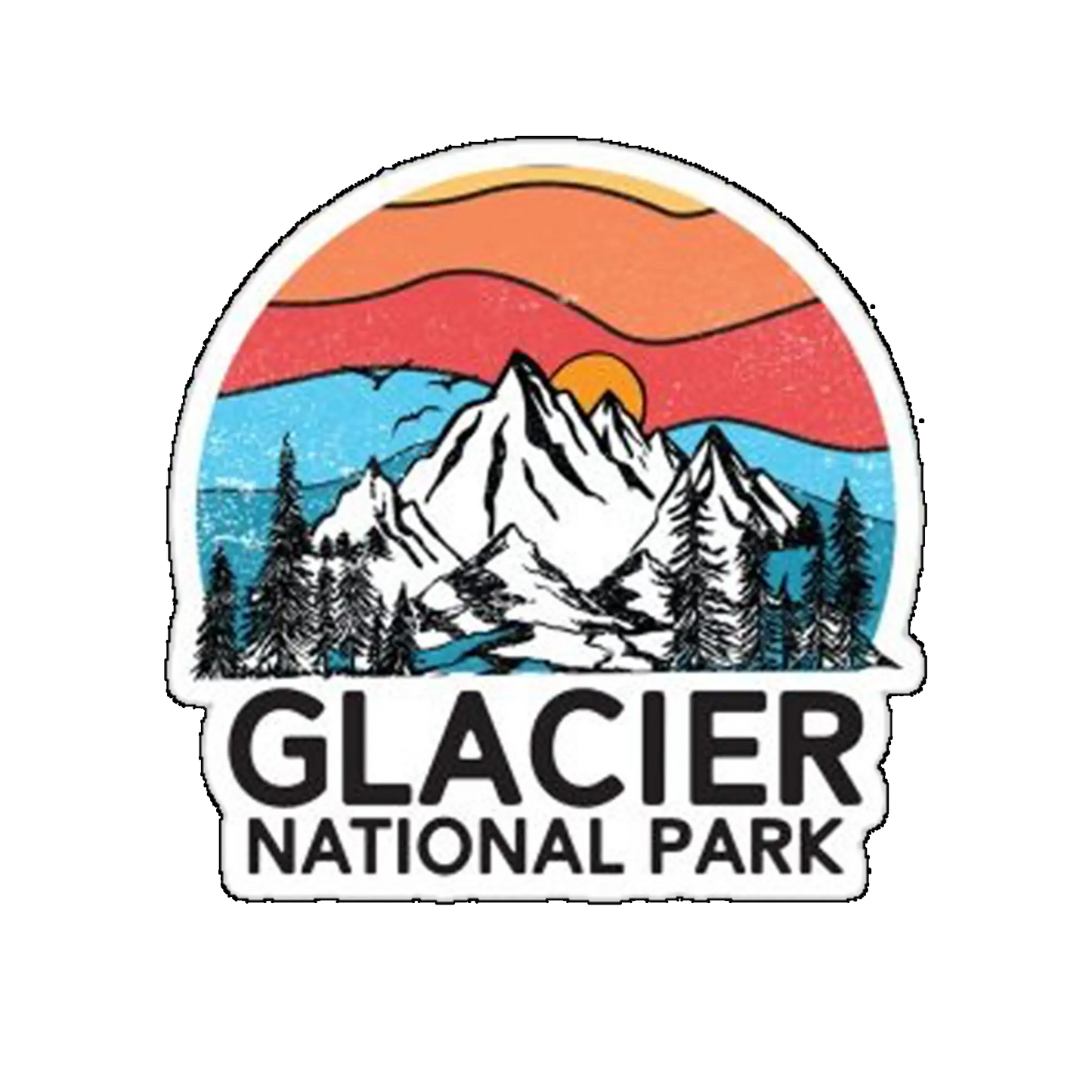 Sticker Parcul National Glacier