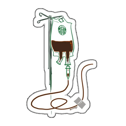 Sticker Perfuzie cu cafea