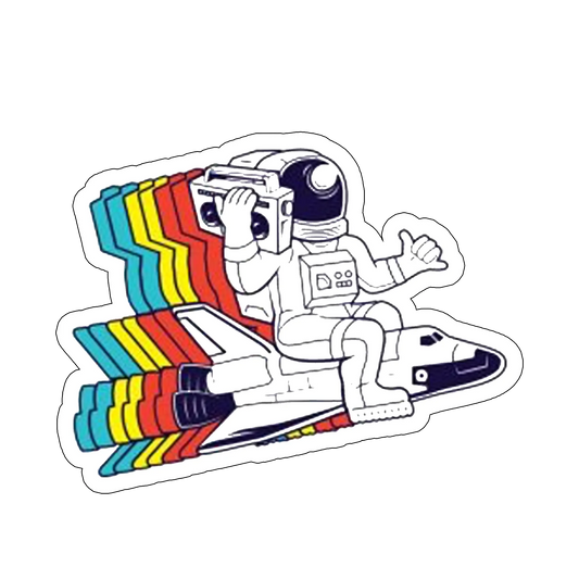 Sticker Petrecere in spatiu