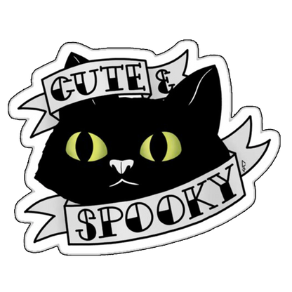 Sticker Pisică cute &amp; spooky