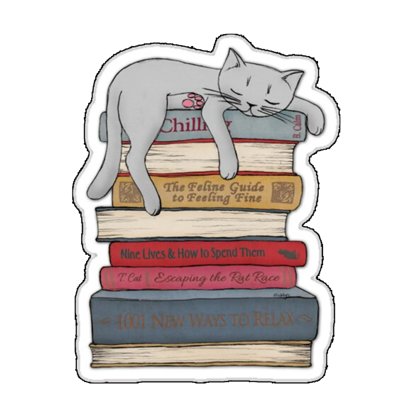 Sticker Read &amp; chill