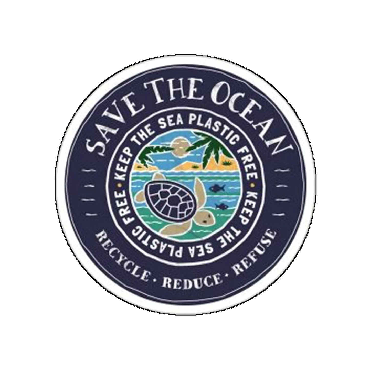 Sticker Salvati oceanele
