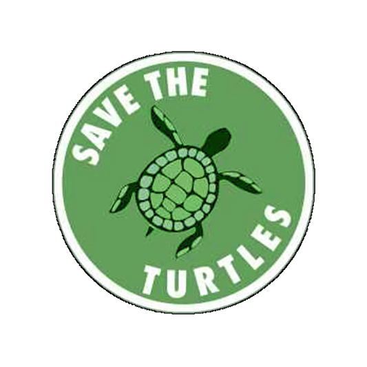 Sticker Save the turtles