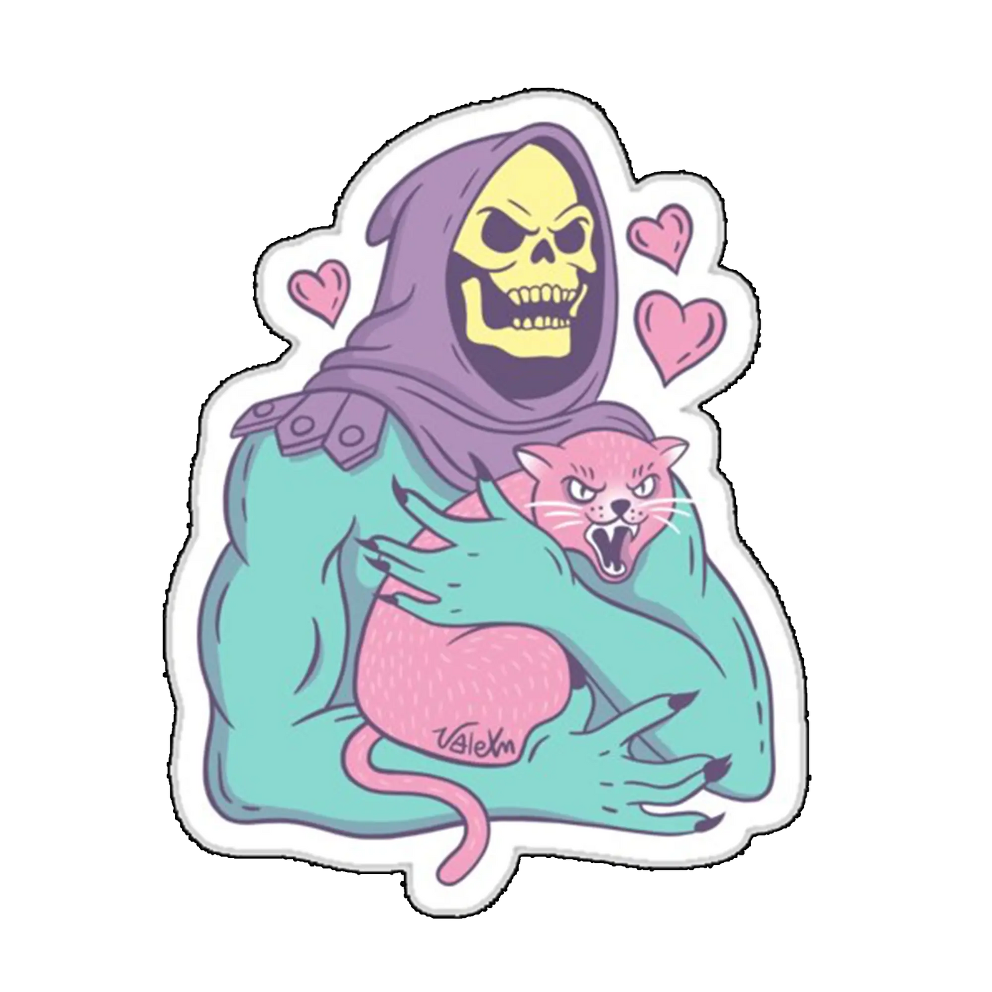 Sticker Skeletor