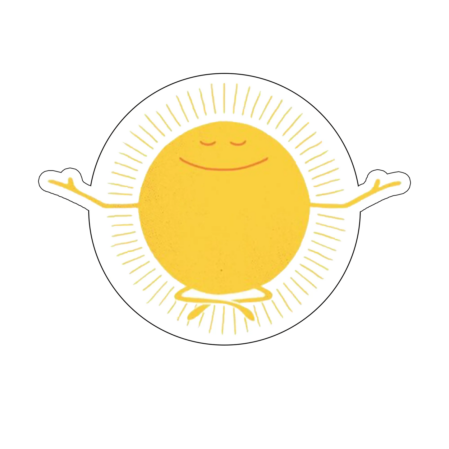Sticker Soare zen