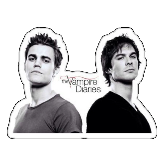 Sticker Stefan &amp; Damon Salvatore