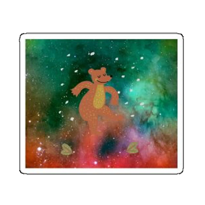 Sticker Urs dansator in spatiu