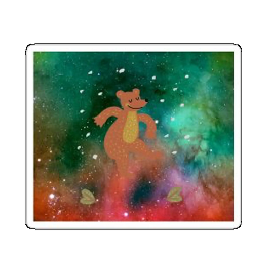 Sticker Urs dansator in spatiu