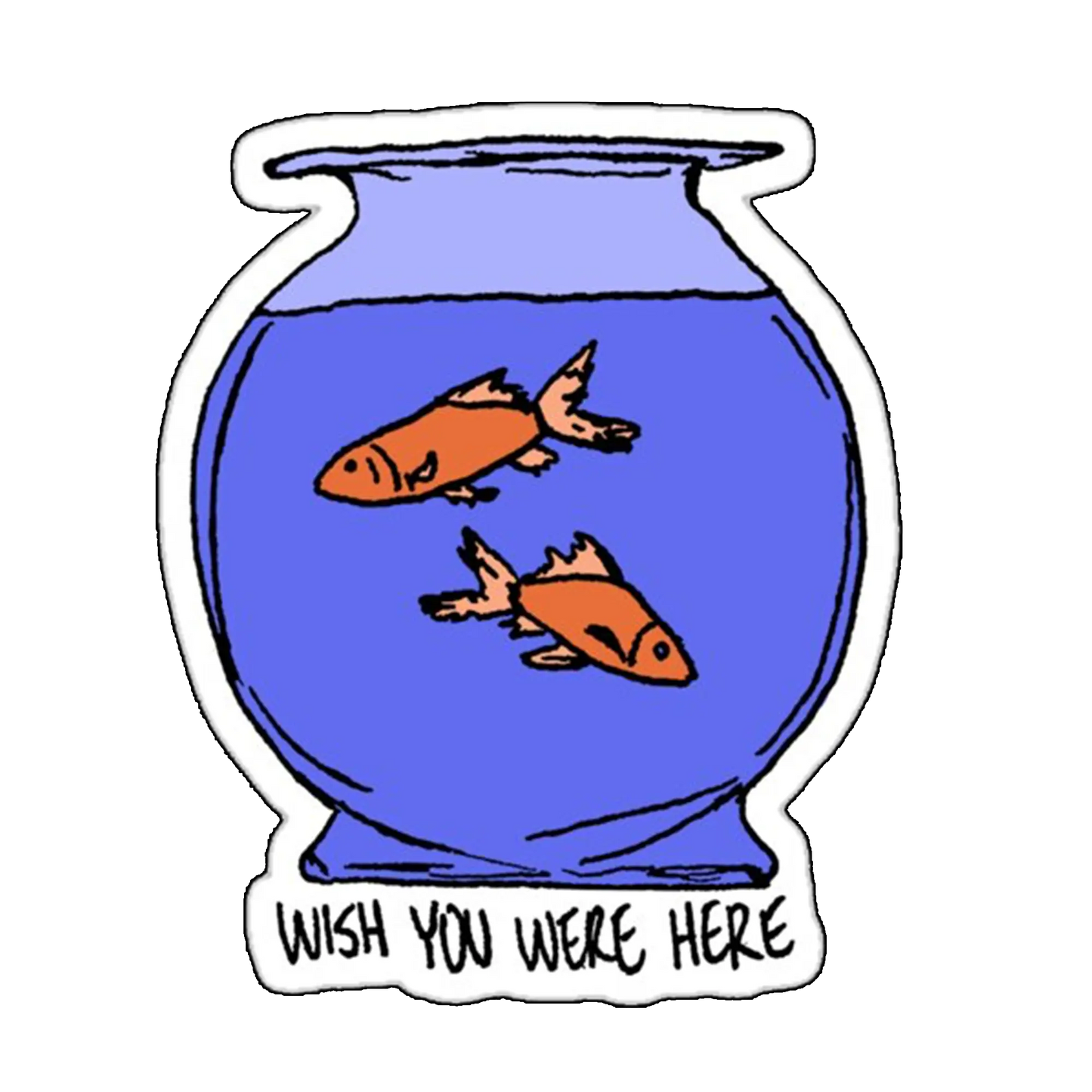 Sticker Wish you were here