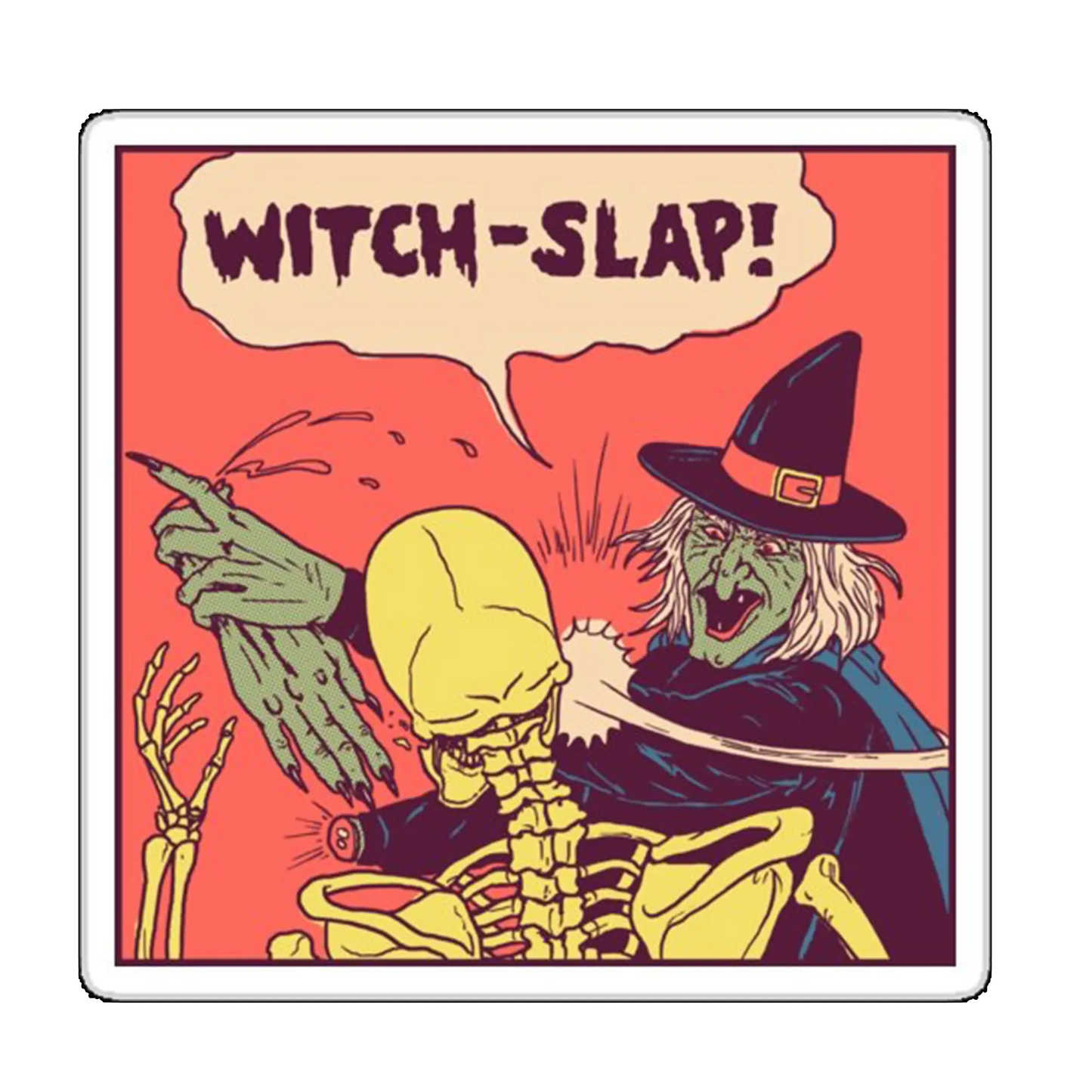 Sticker Witch-slap