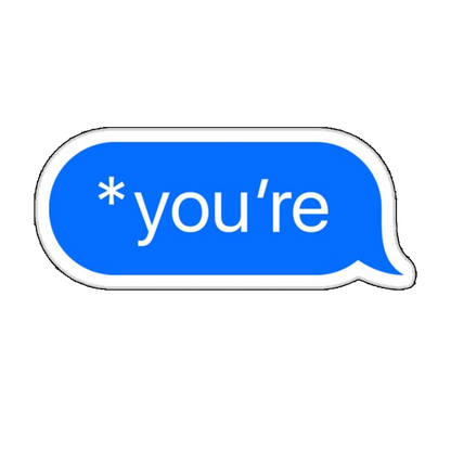 Sticker You're