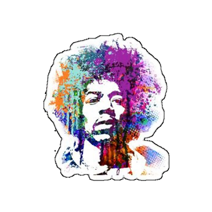 Sticker barbat cu par afro