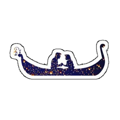 Sticker canoe galaxy