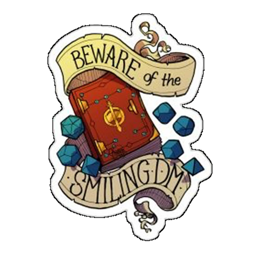 Sticker carte BEWARE