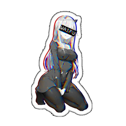 Sticker fata waifu