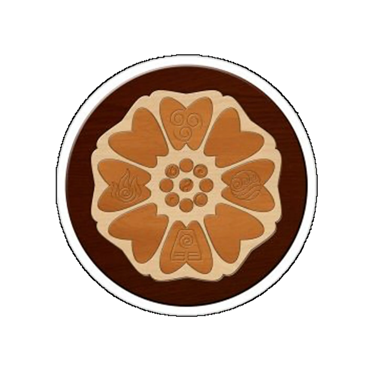 Sticker floare semne antice