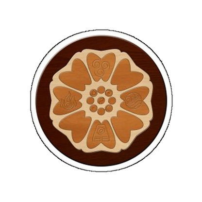 Sticker floare semne antice