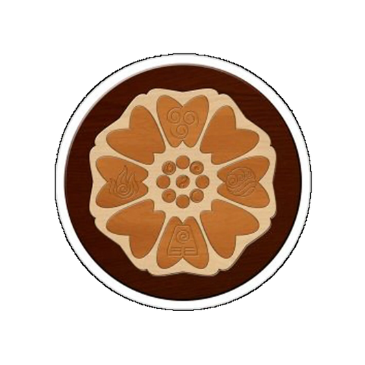 Sticker floare semne antice