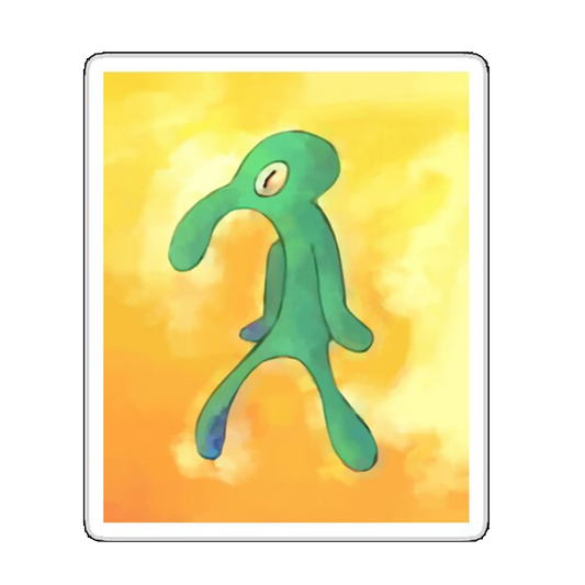 Sticker green thing