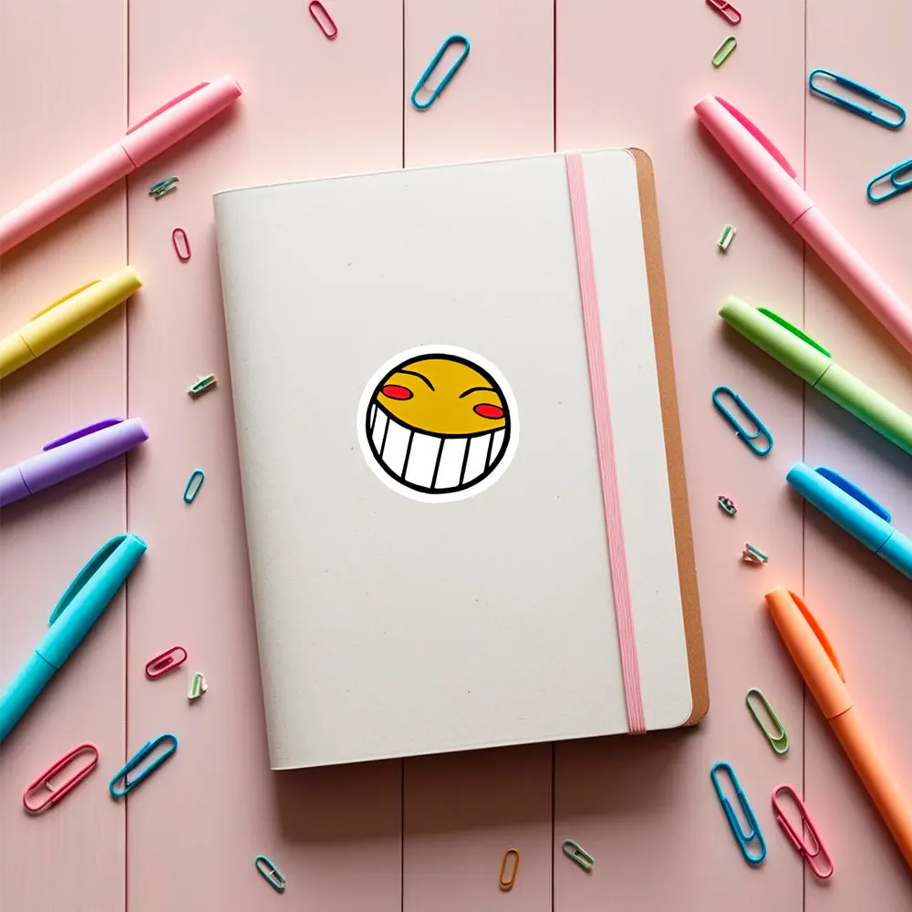 Sticker happy face