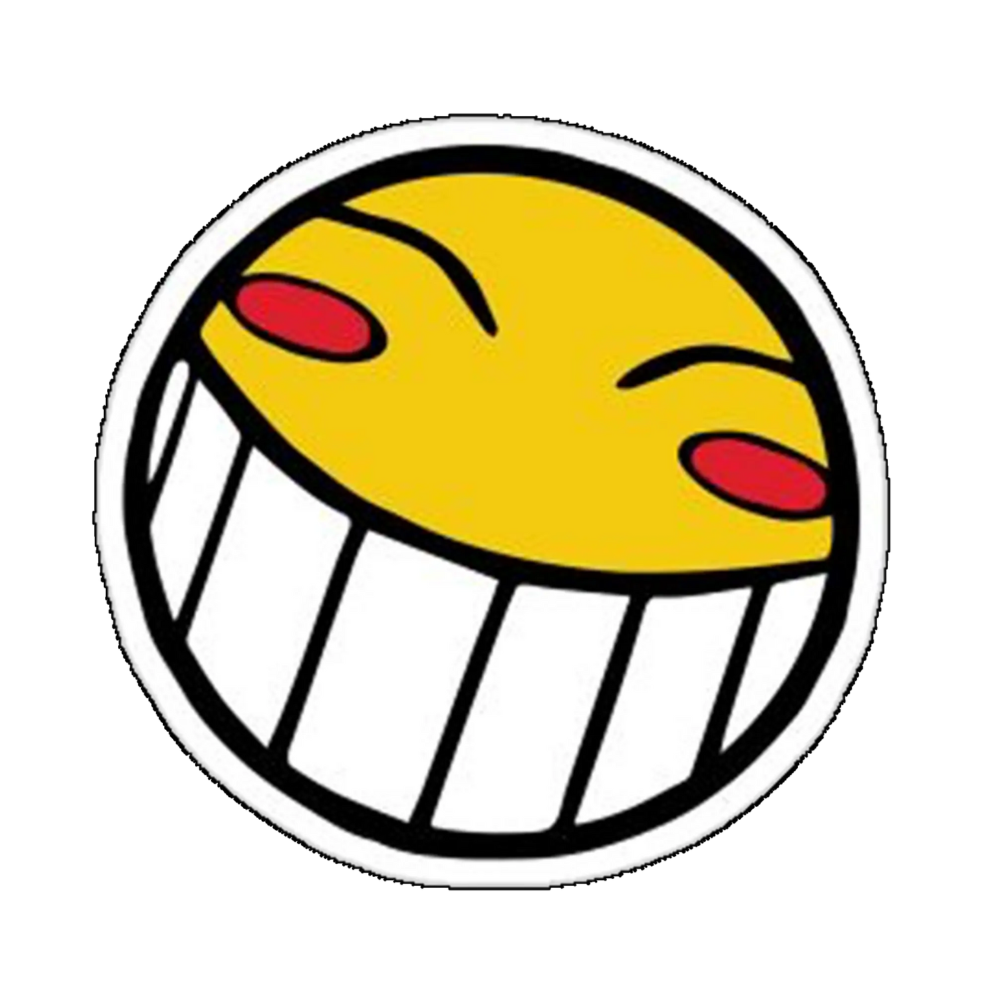 Sticker happy face
