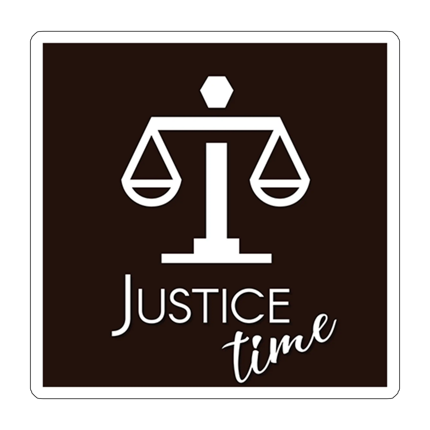 Sticker justice time