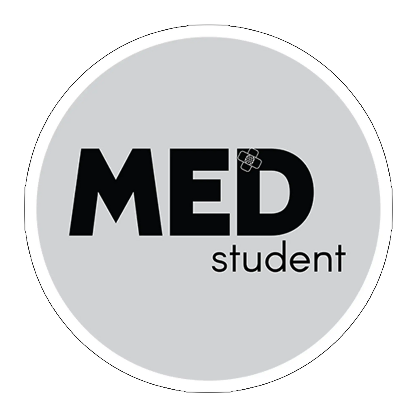 Sticker med student