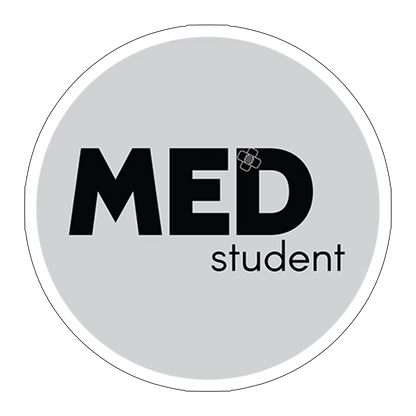 Sticker med student