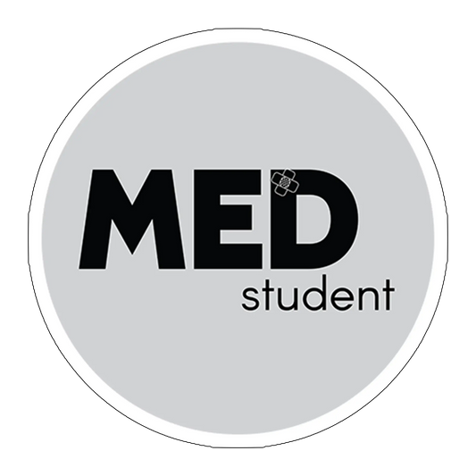 Sticker med student